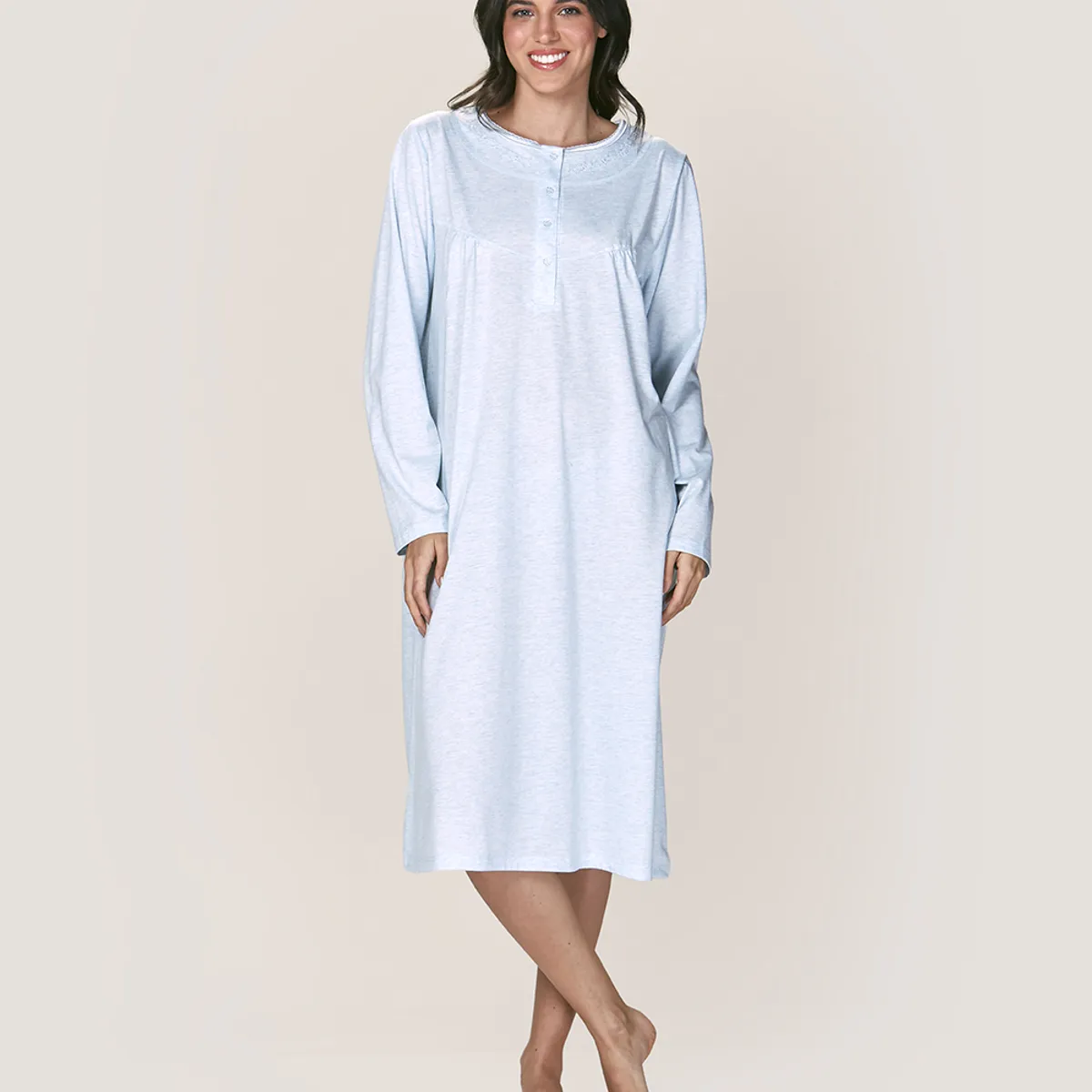 LADY GENNY - Camisa Para Dormir Cotton Lady Genny