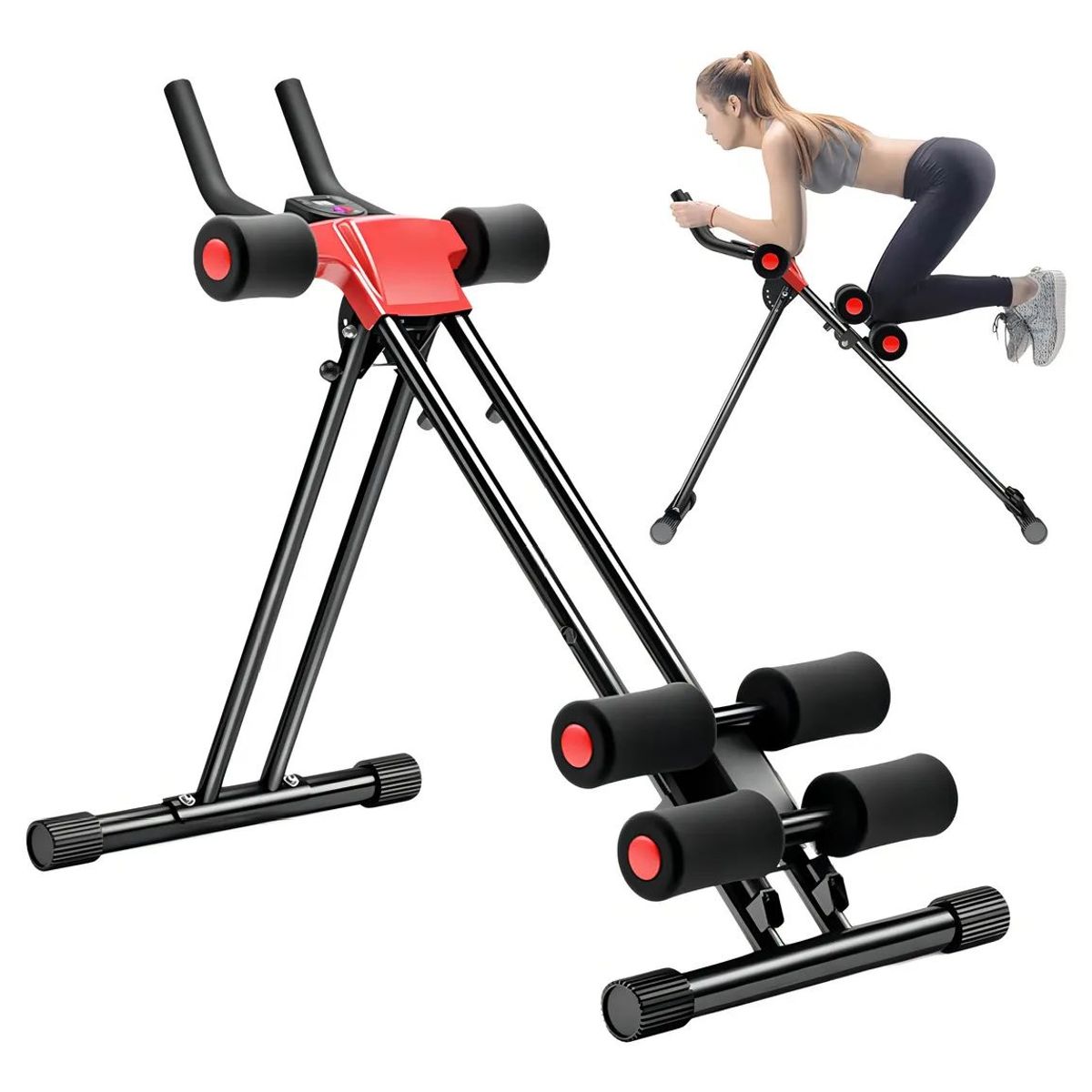 GENERICO - Máquina Abdominales De Ejercicios Gimnasio Deporte Plegable