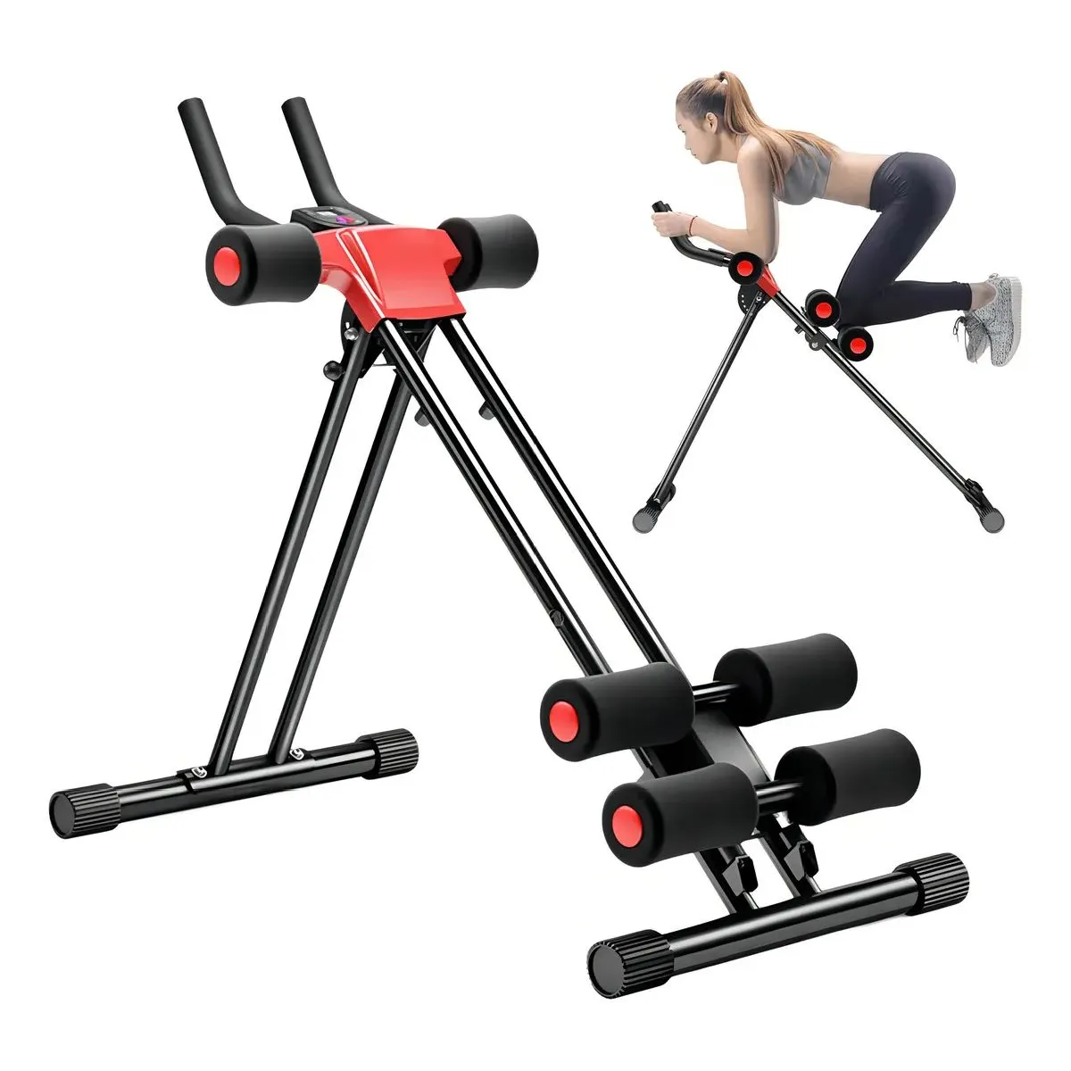GENERICO - Máquina Abdominales De Ejercicios Gimnasio Deporte Plegable