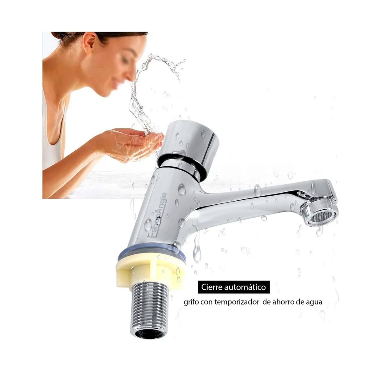OFERTABKN - Llave Temporizada Lavamanos Lavatorio Cromada