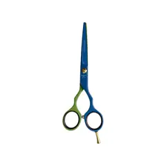 HENBOR - Tijera Italiana 782B Filo Navaja 55 Azul & Verde