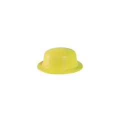 GENERICO - Sombrero de fiesta redondo amarillo