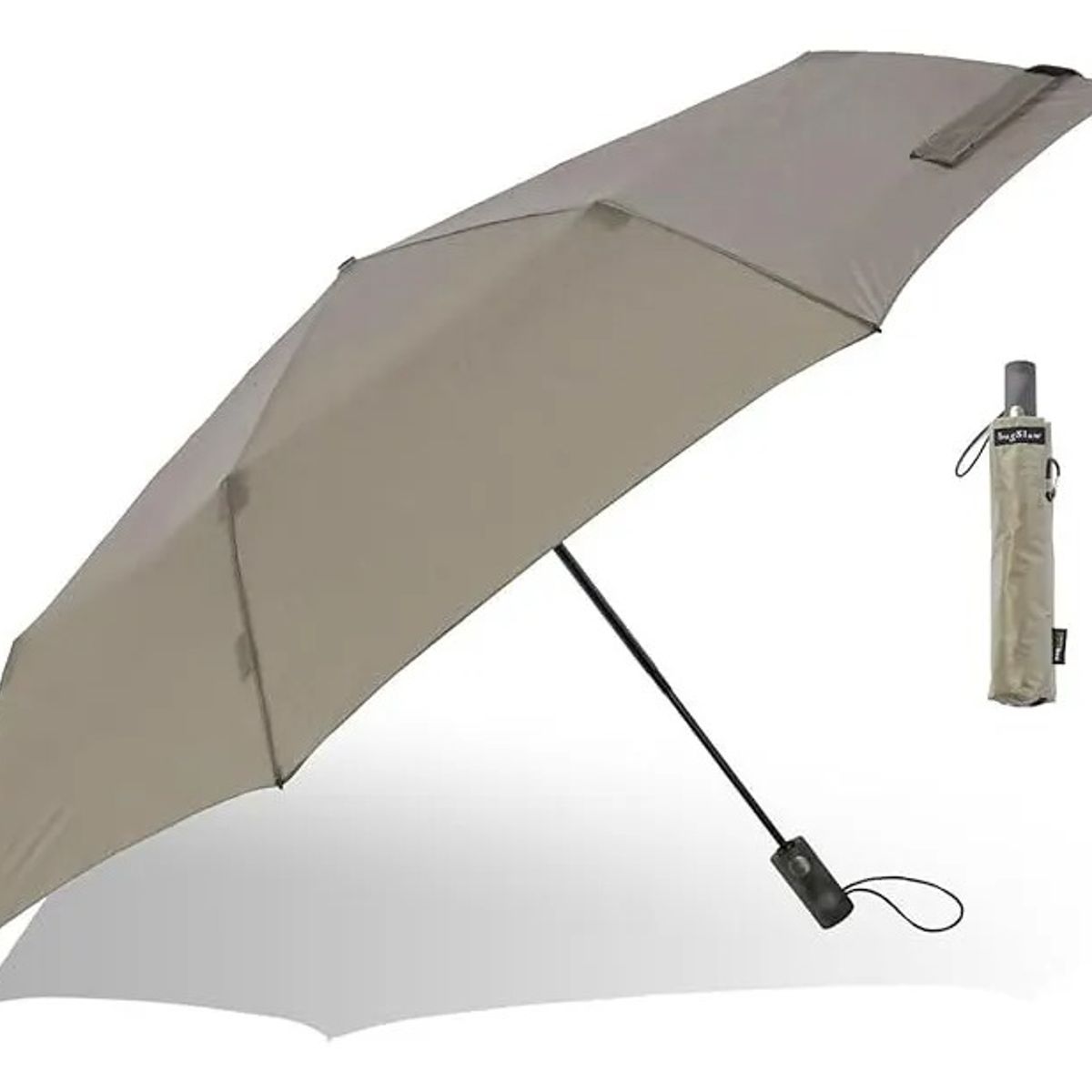 GENERICO - Parasol Retractil Sombrilla Plegable Paragua Lluvia 8 Varill