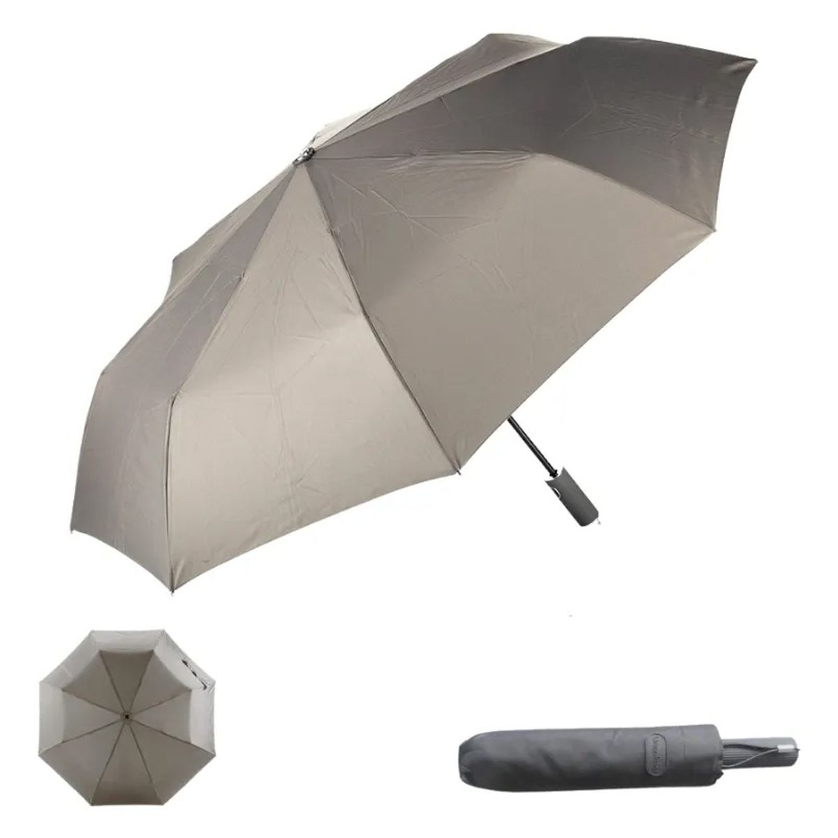 GENERICO - X2 Parasol Retractil Sombrilla Plegable Paragua Lluvia 8 Varill