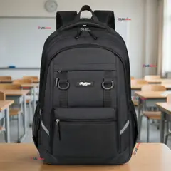 UTILISIMO - Mochila Ejecutiva Oficina Notebook Impermeable Resistente 44cm Negro 20L