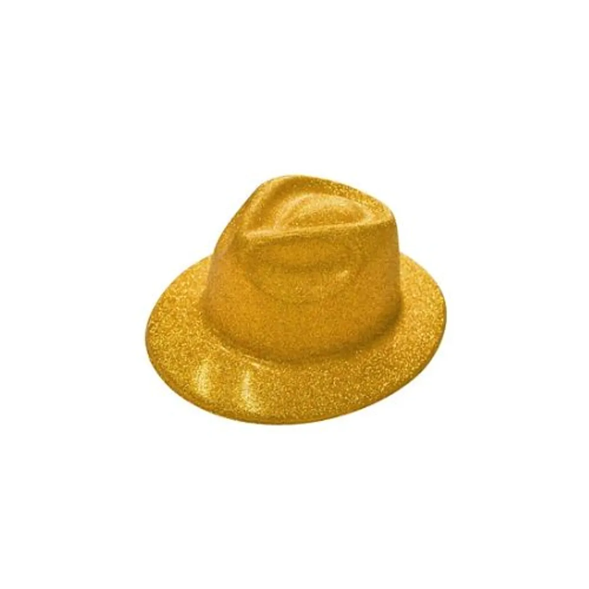 GENERICO - Sombrero vaquero con glitter dorado