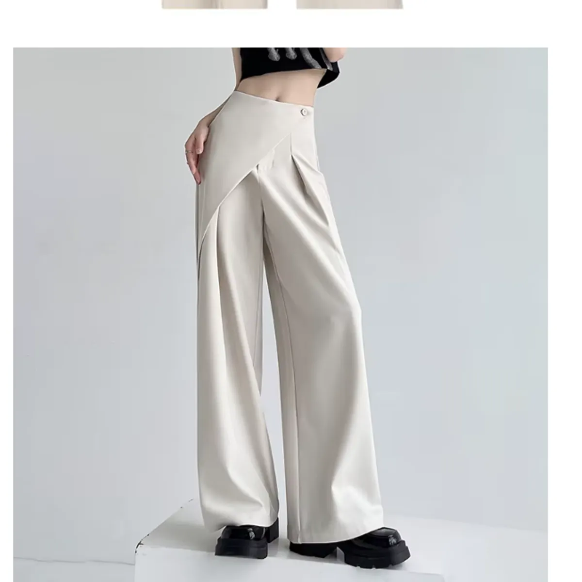 VELVET - Pantalon Praga Crema
