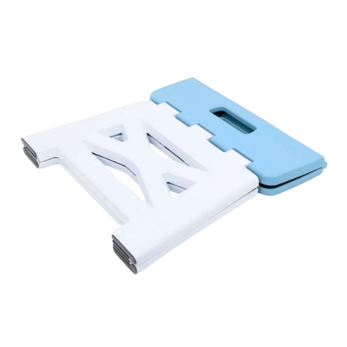 GENERICO - Piso Plegable Roble Banco Silla Taburete Mediano azul