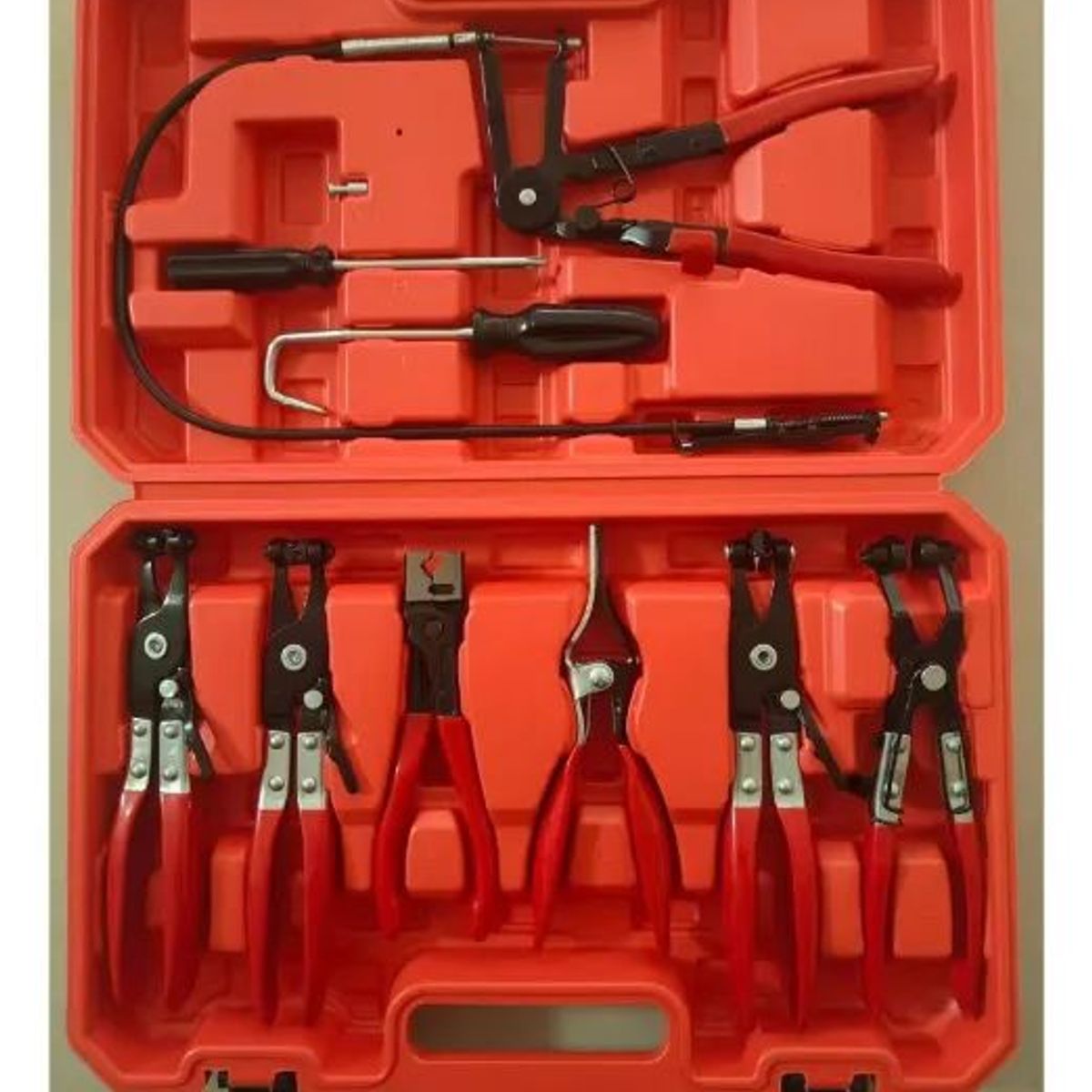 GENERICO - Kit De Alicate Y Pinza Abrazaderas De Manguera, 9 Piezas