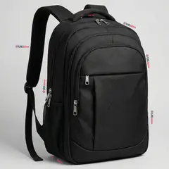 UTILISIMO - Mochila Multifuncional Ejecutiva Notebook Escolar Viaje Impermeable Resistente 49cm Negro 25L