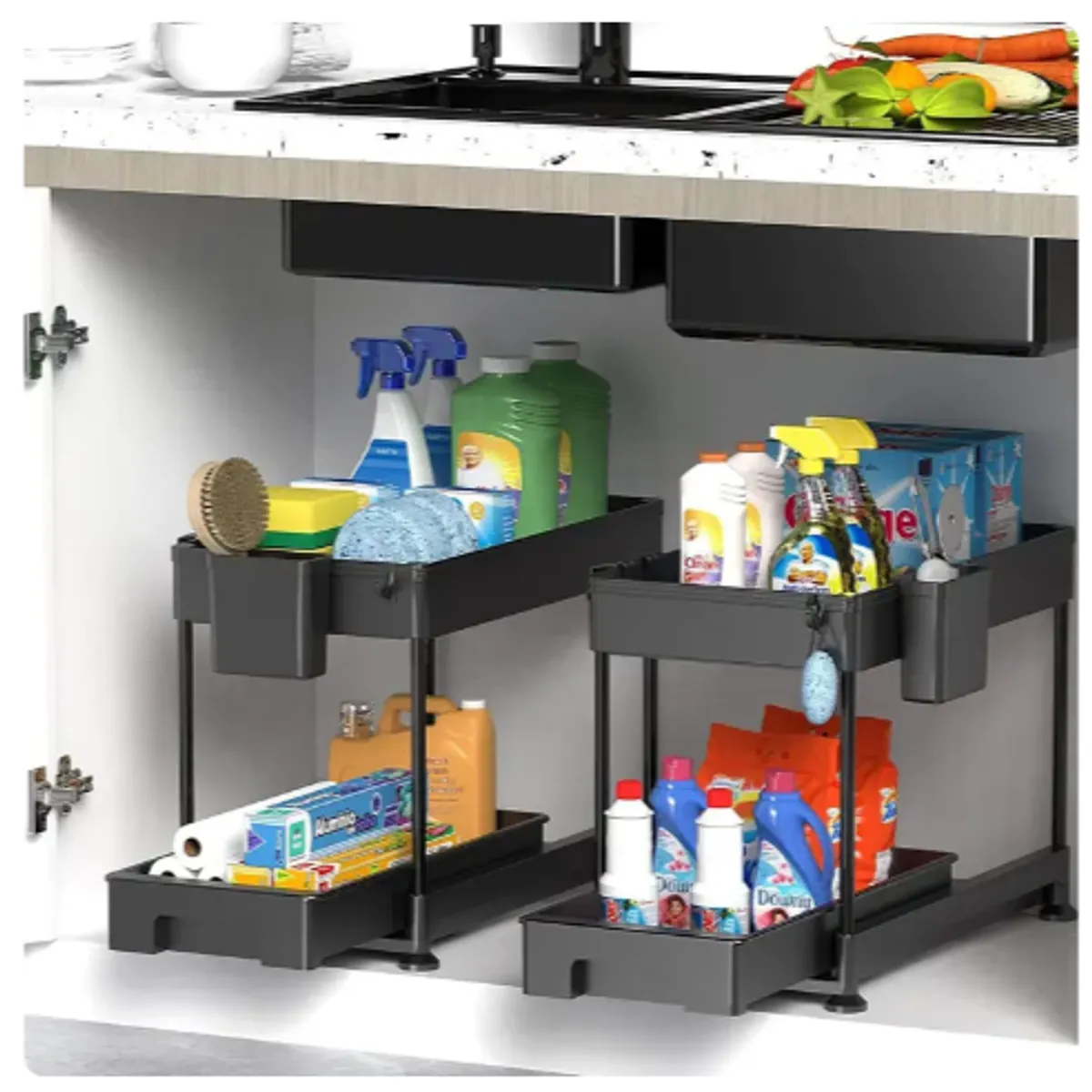 GENERICO - Organizador Multifuncional De Cocina Baño Estante Deslizante