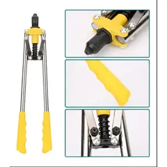 GENERICO - Remachadora Tijera XL Con Mango Ergonómico Pop Acero ABS 40cm