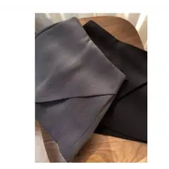 VELVET - Falda short Cruzada Elyvett Negro