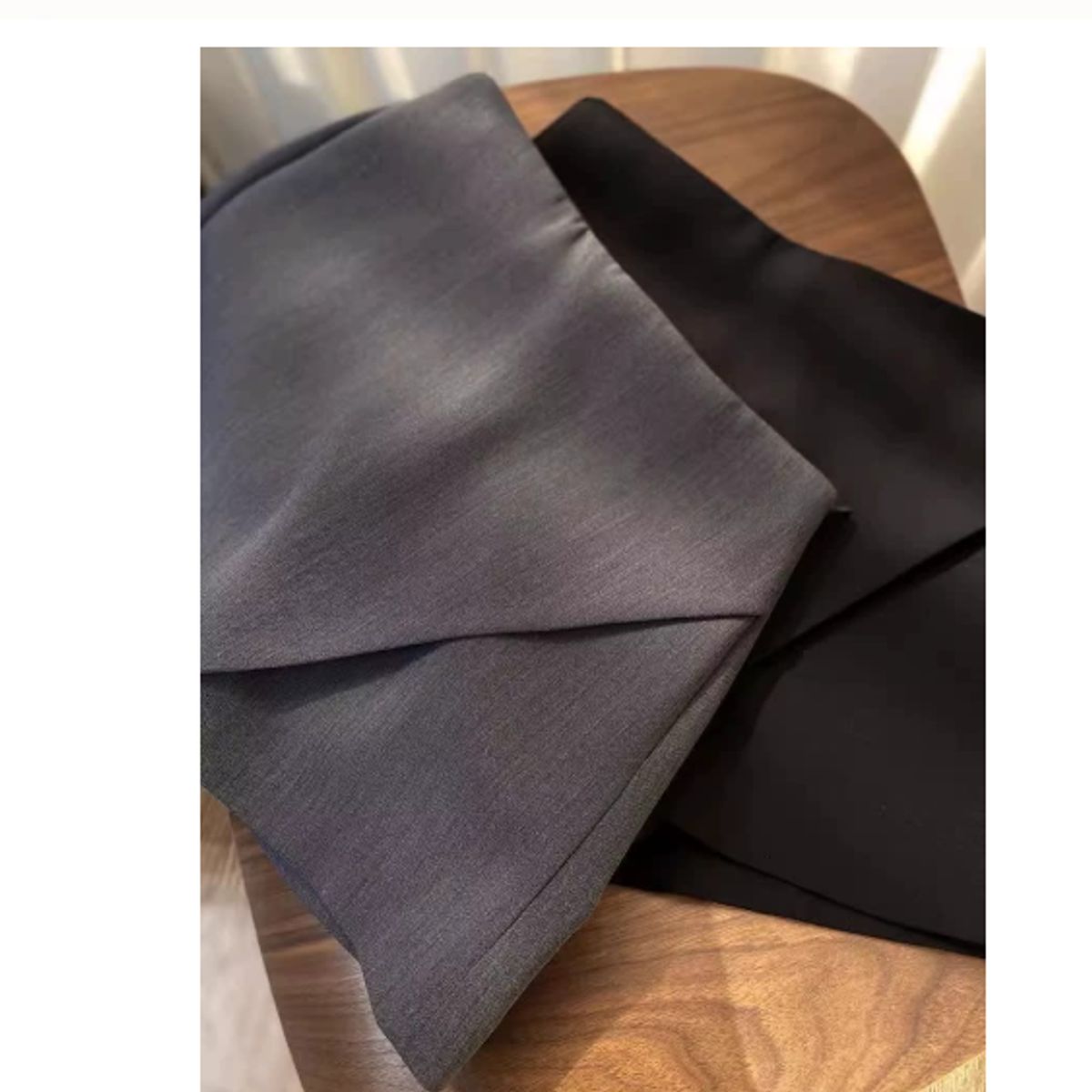 VELVET - Falda short Cruzada Elyvett Negro