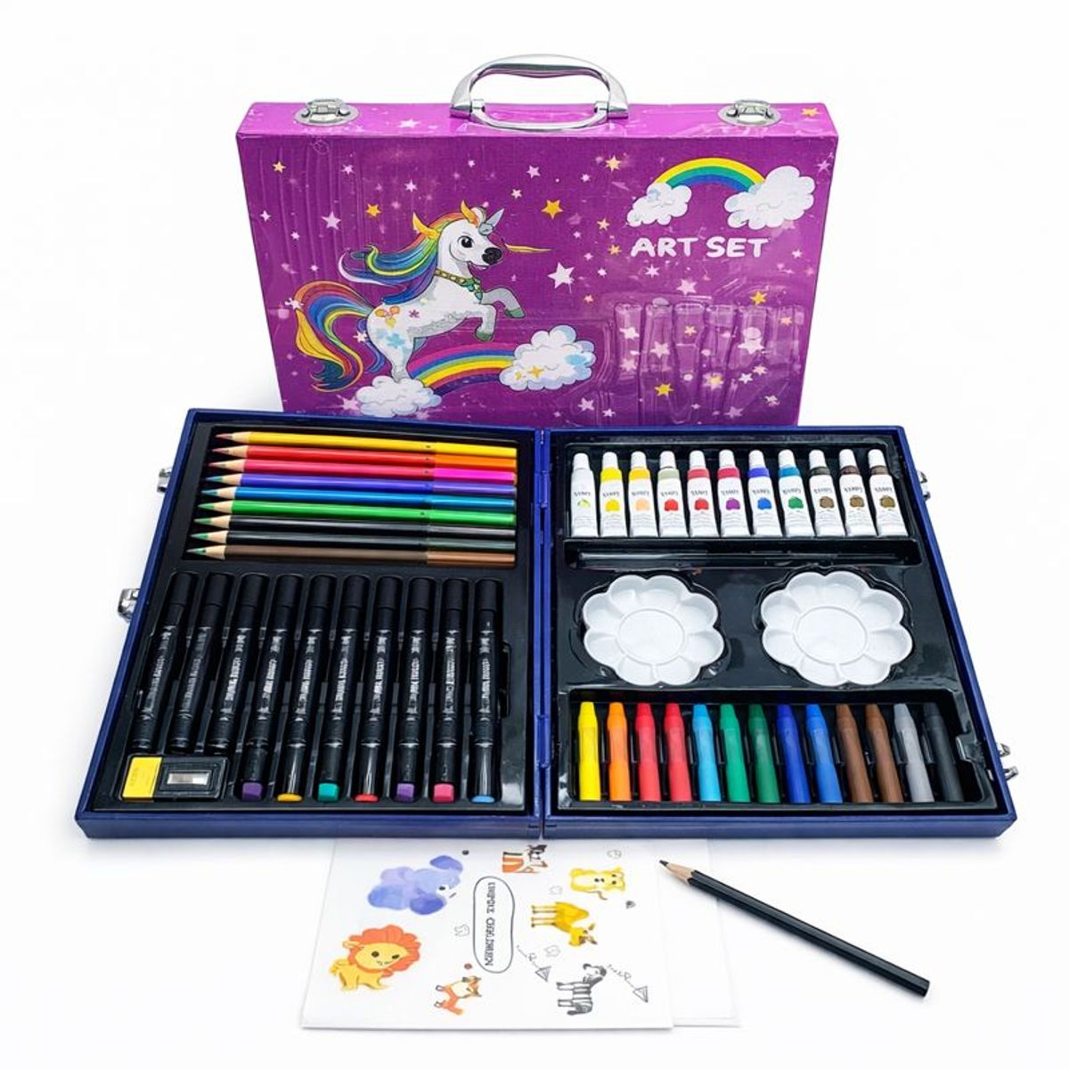GENERICO - Maleta Arte Con Lapices 48 Piezas Dibujo Infantil