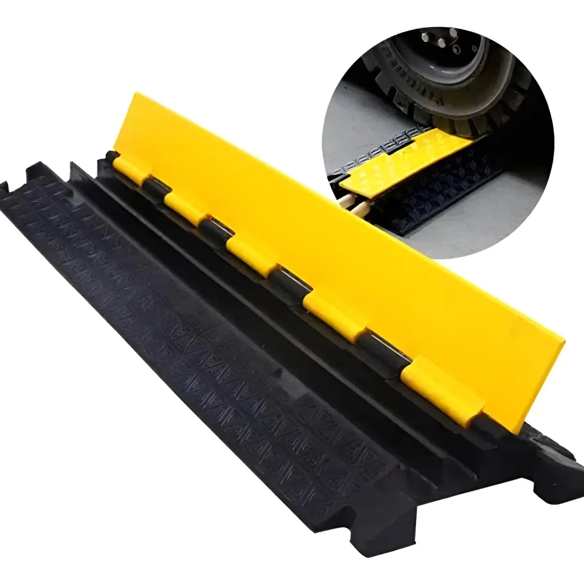 GENERICO - Pasa Cables Protector De Cable Rampa 2 Canales