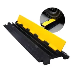 GENERICO - Pasa Cables Protector De Cable Rampa 2 Canales