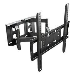 GENERICO - Soporte Tv Doble Brazo 32 A 85 Inclinacion Regulación 50kg C Negro
