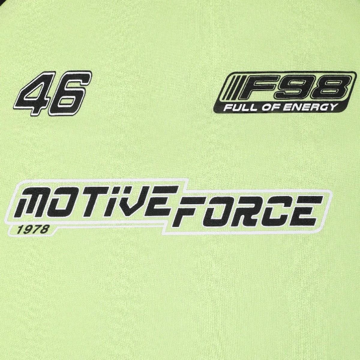 KIRAMA CLOTHING STORE - Polera Hombre Raglán Estilo Motocicleta  Verde Menta