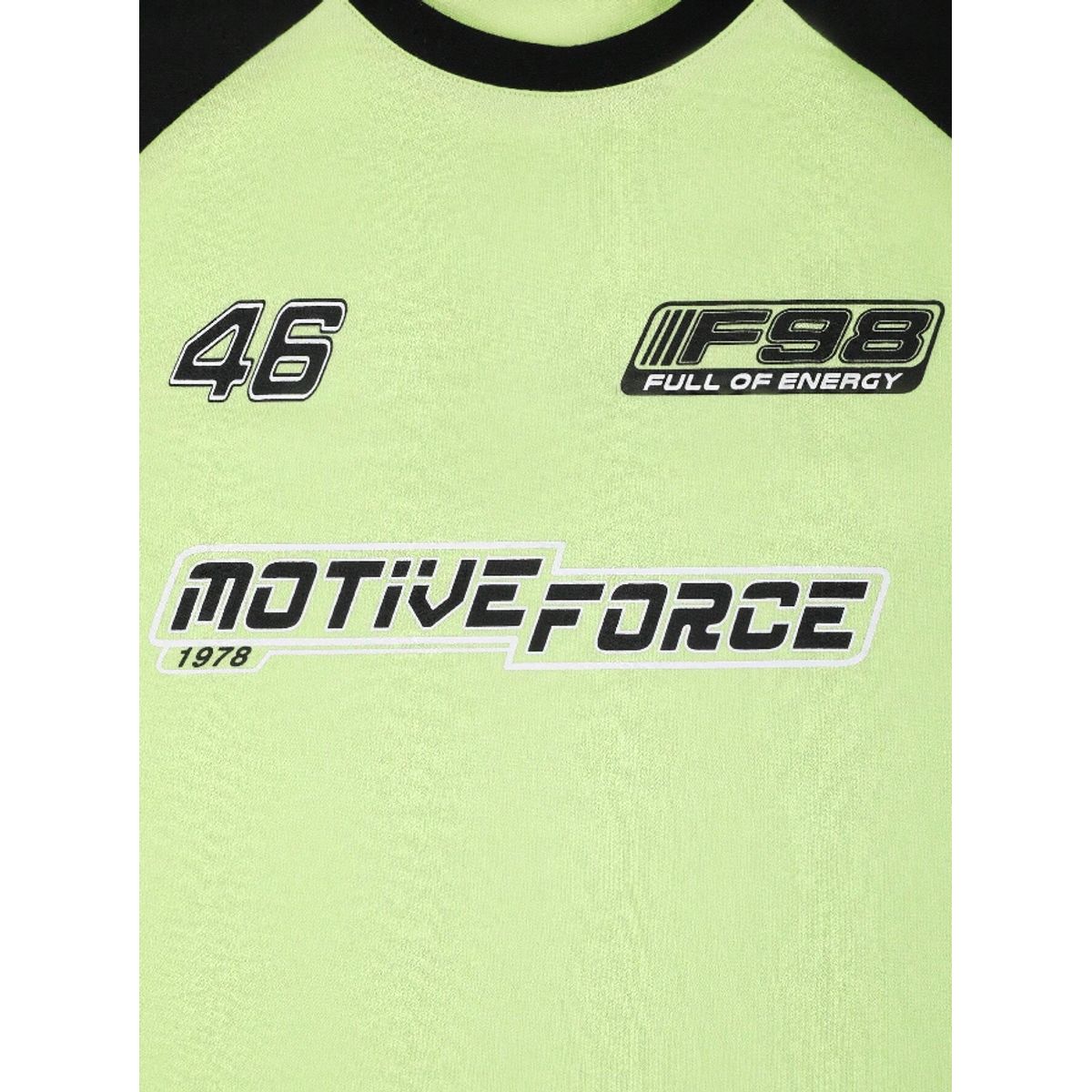 KIRAMA CLOTHING STORE - Polera Hombre Raglán Estilo Motocicleta  Verde Menta