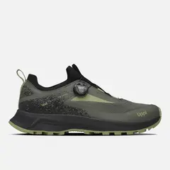 LIPPI - Zapatilla Hombre Light Knit Twist Negro / Verde