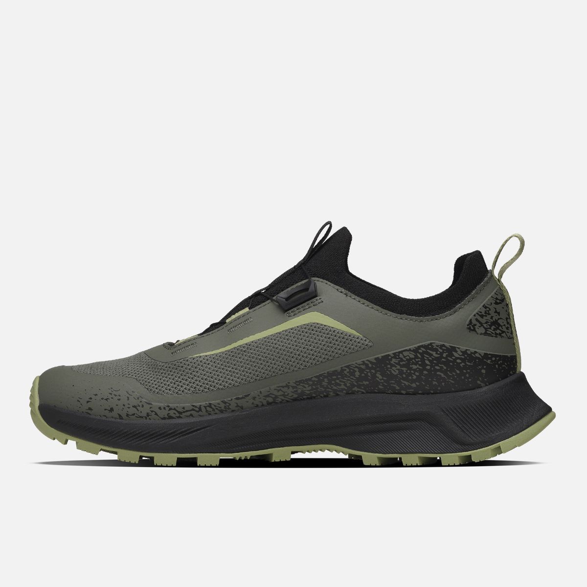 LIPPI - Zapatilla Hombre Light Knit Twist Negro / Verde Lippi