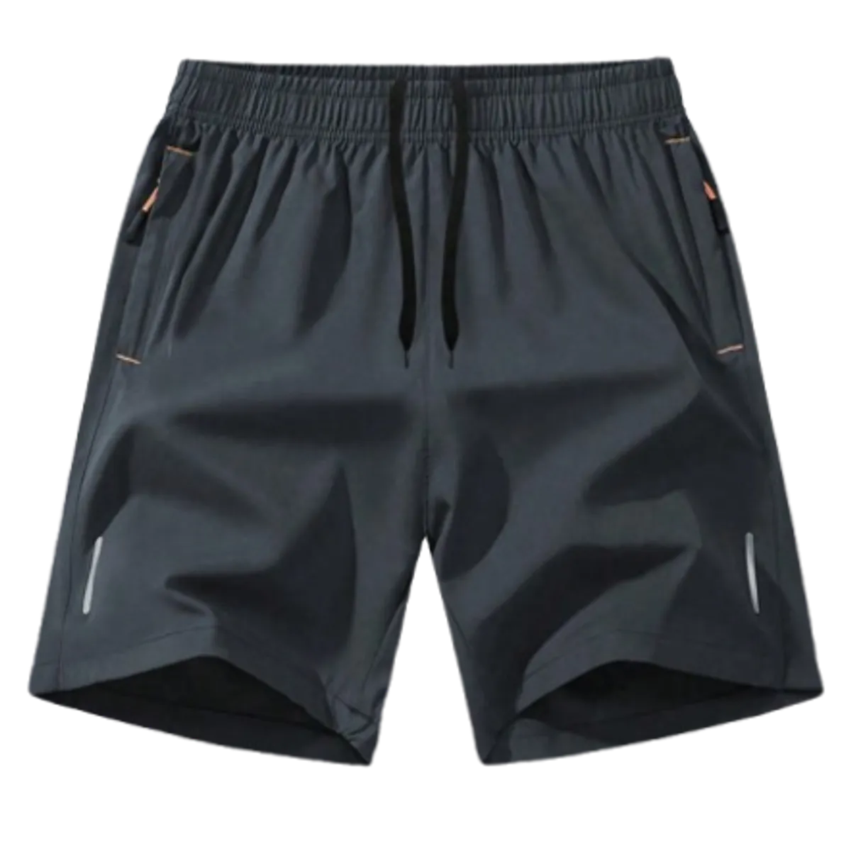 KIRAMA CLOTHING STORE - Short Deportivo Hombre con Cintura Elástica  Gris Oscuro