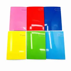 GENERICO - Cuaderno Colores Set 6 Piezas Escolar Oficina Tapa Dura