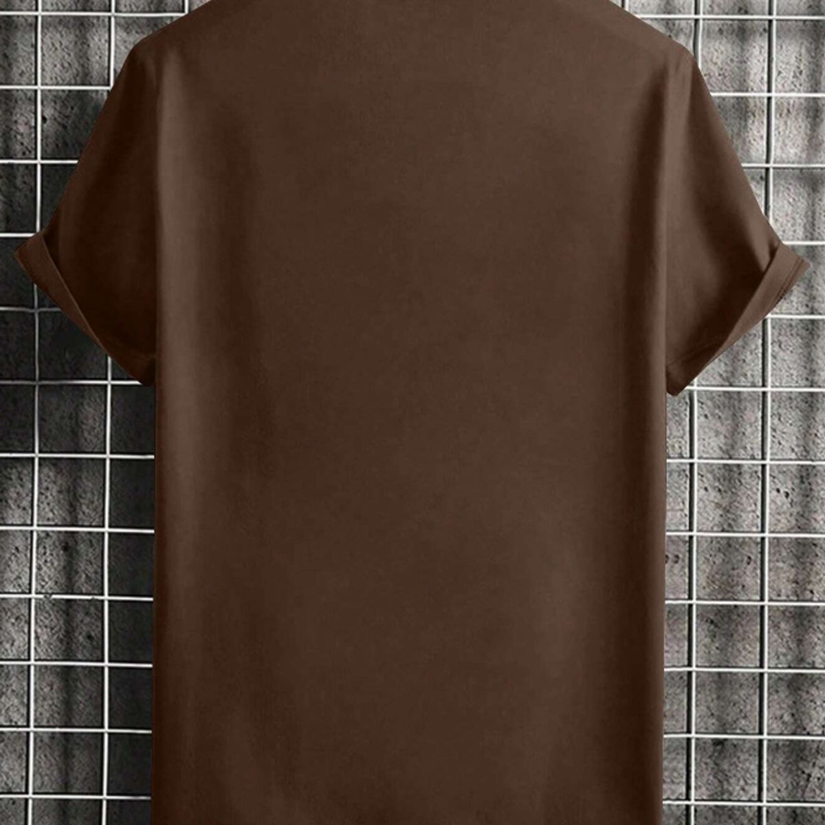 KIRAMA CLOTHING STORE - Polera Hombre Estampada Los Angeles  Café Integral