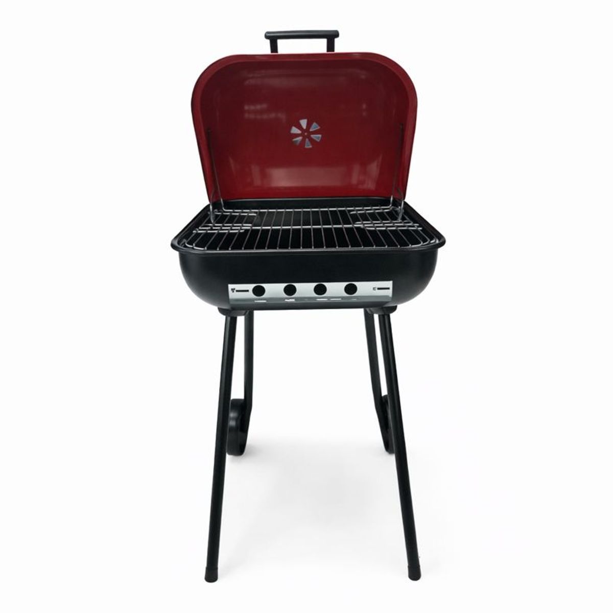 GENERICO - Parrilla Carbon Con Tapa Asador Exterior Patio Jardin Grande