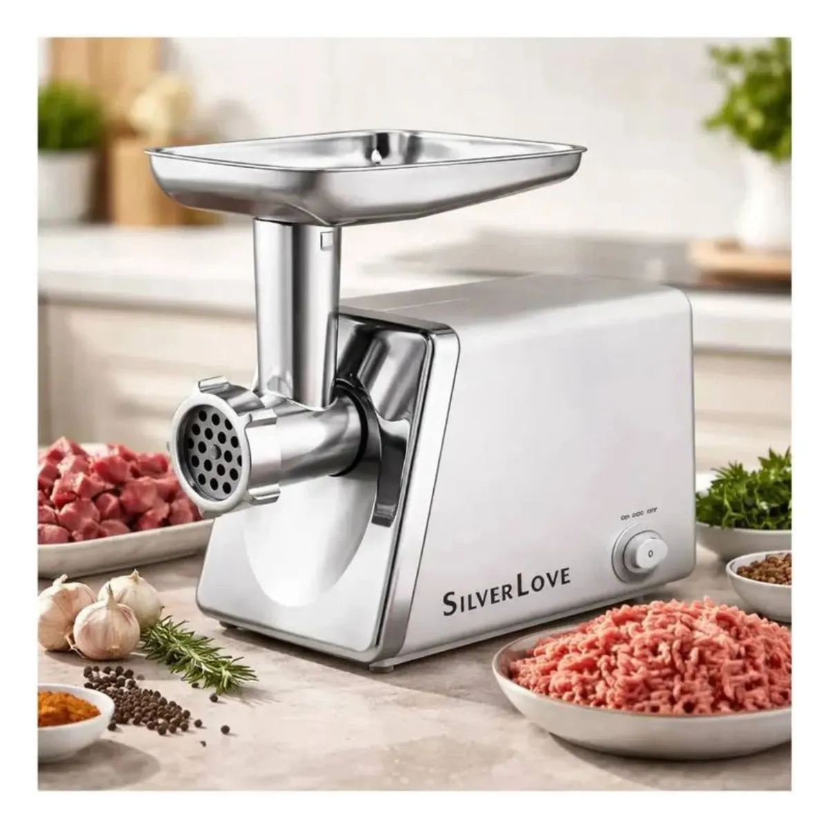 MOVI - Moledora y Trituradora de Carne  Acero Inoxidable