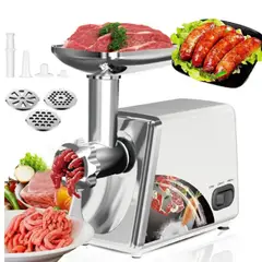 MOVI - Moledora y Trituradora de Carne 2500W Acero Inoxidable