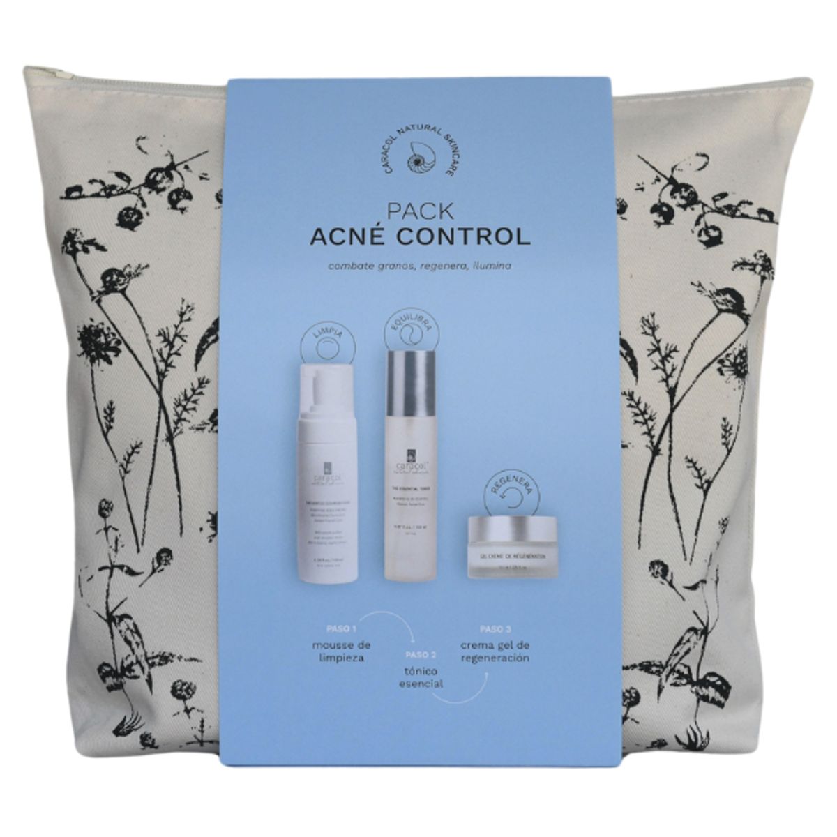 CARACOL NATURAL SKINCARE - PACK CONTROL REGENERACION CARACOL NATURAL SKINCARE