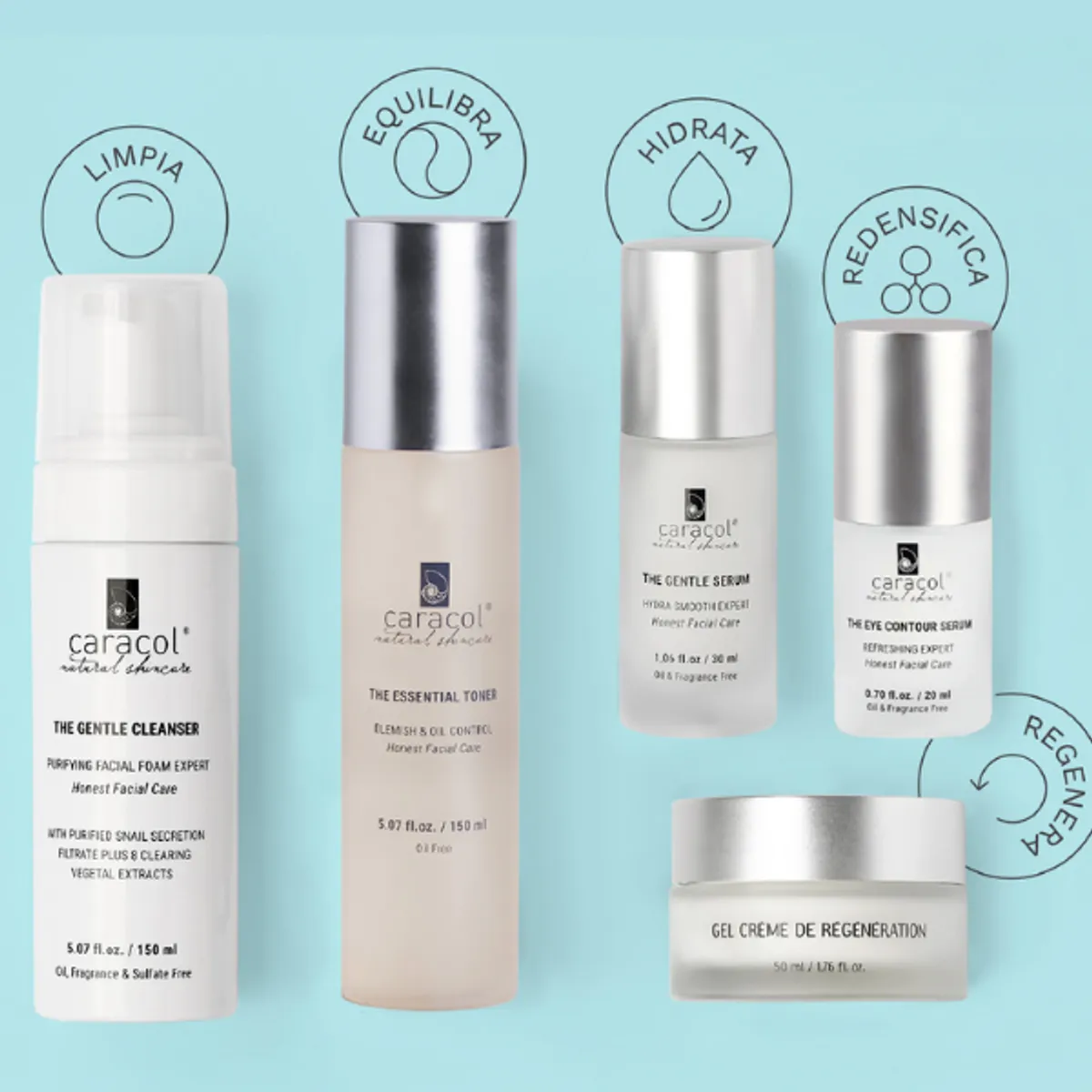 CARACOL NATURAL SKINCARE - PACK MEGA REGENERADOR CARACOL NATURAL SKINCARE