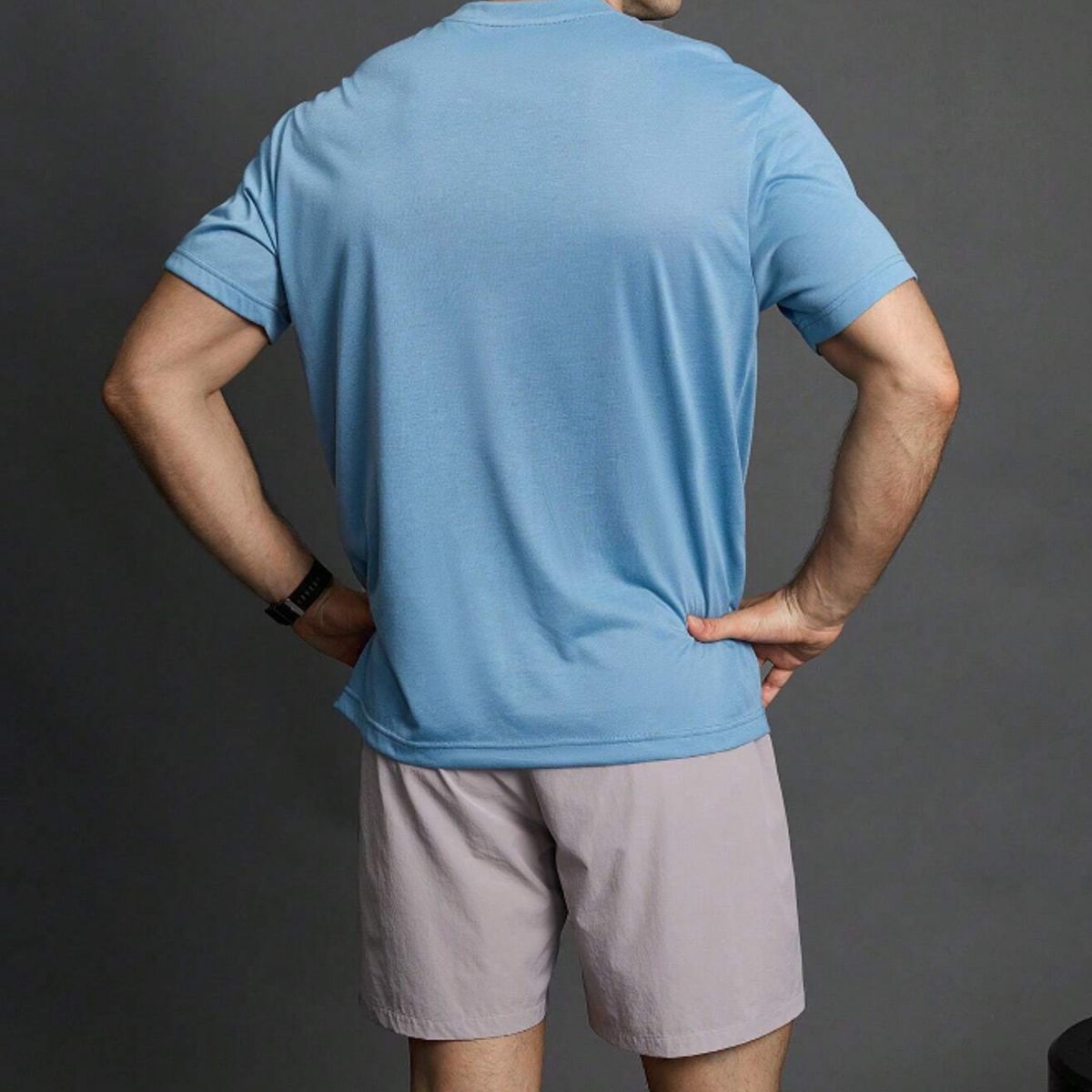 KIRAMA CLOTHING STORE - Polera Hombre Deportiva Polished  Celeste