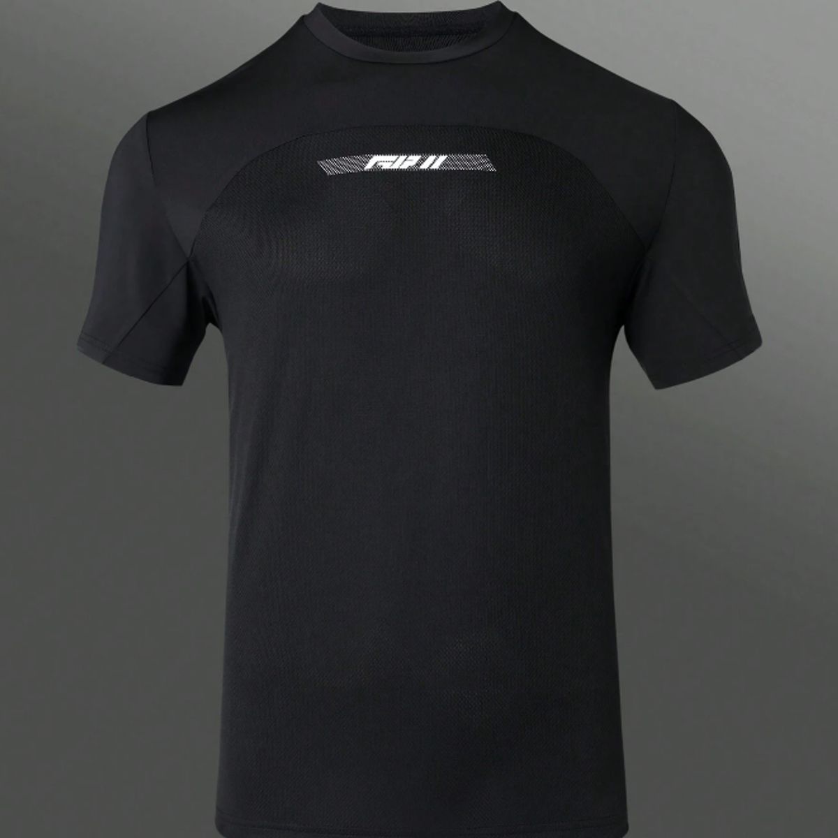 KIRAMA CLOTHING STORE - Polera Deportiva Hombre Manga Corta  Negro