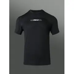 KIRAMA CLOTHING STORE - Polera Deportiva Hombre Manga Corta Negro