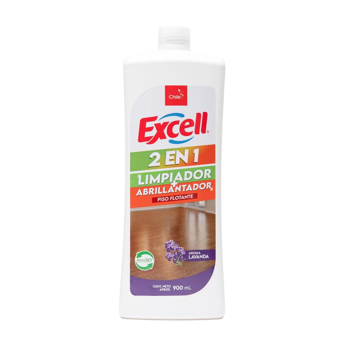 EXCELL - Limpiador y Abrillantador Piso Flotante Lavanda 900cc