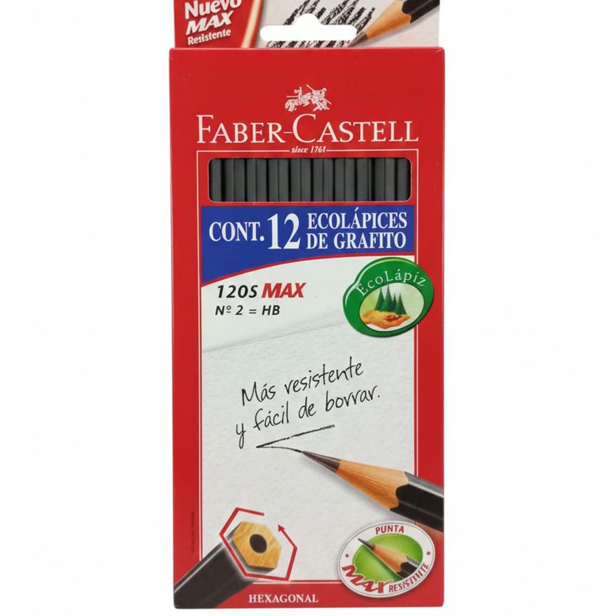 FABER-CASTELL - Lápices De grafito Faber Castell Hexagonales HB