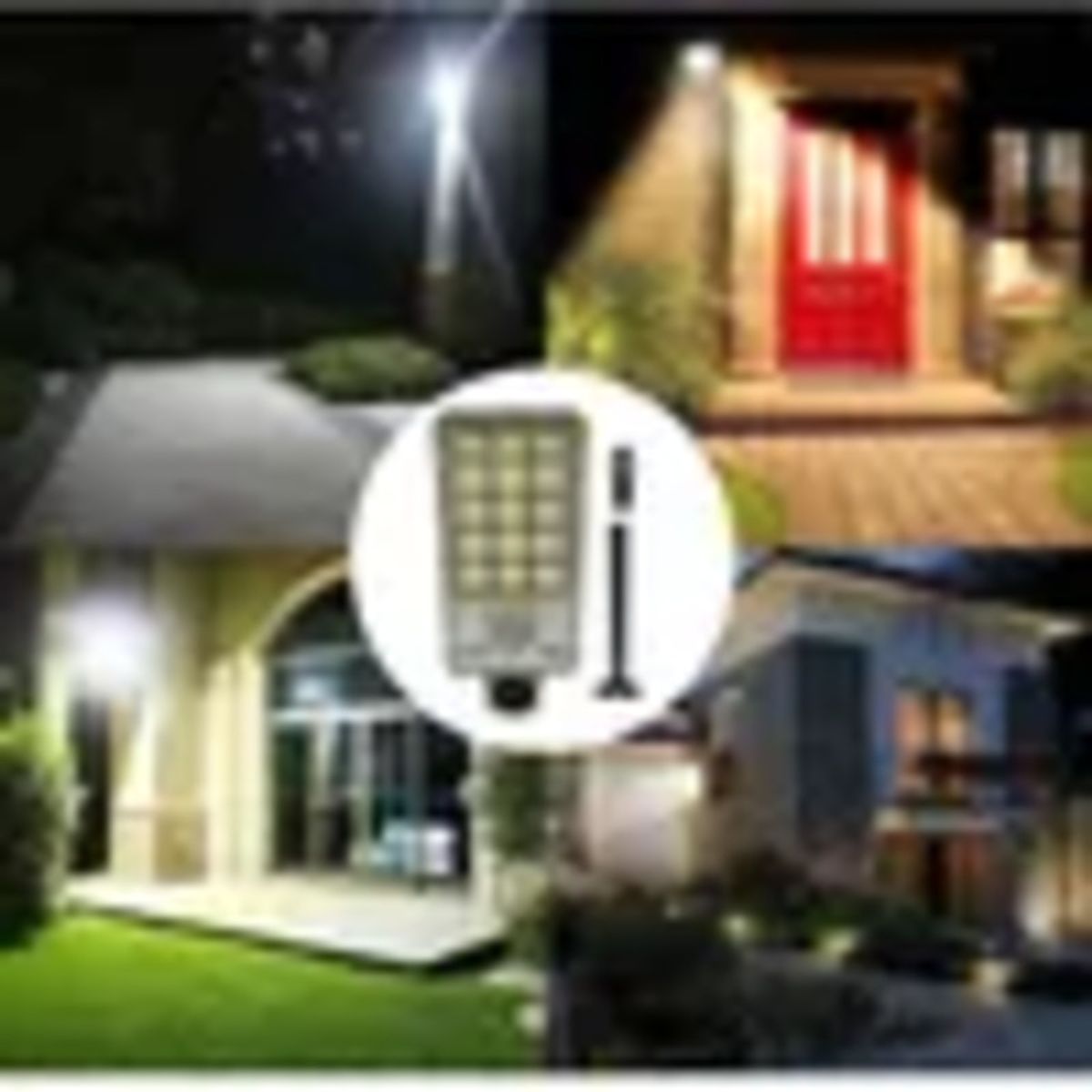 GENERICO - Foco Led Solar Exterior X3 1200w Soporte Potente Iluminación