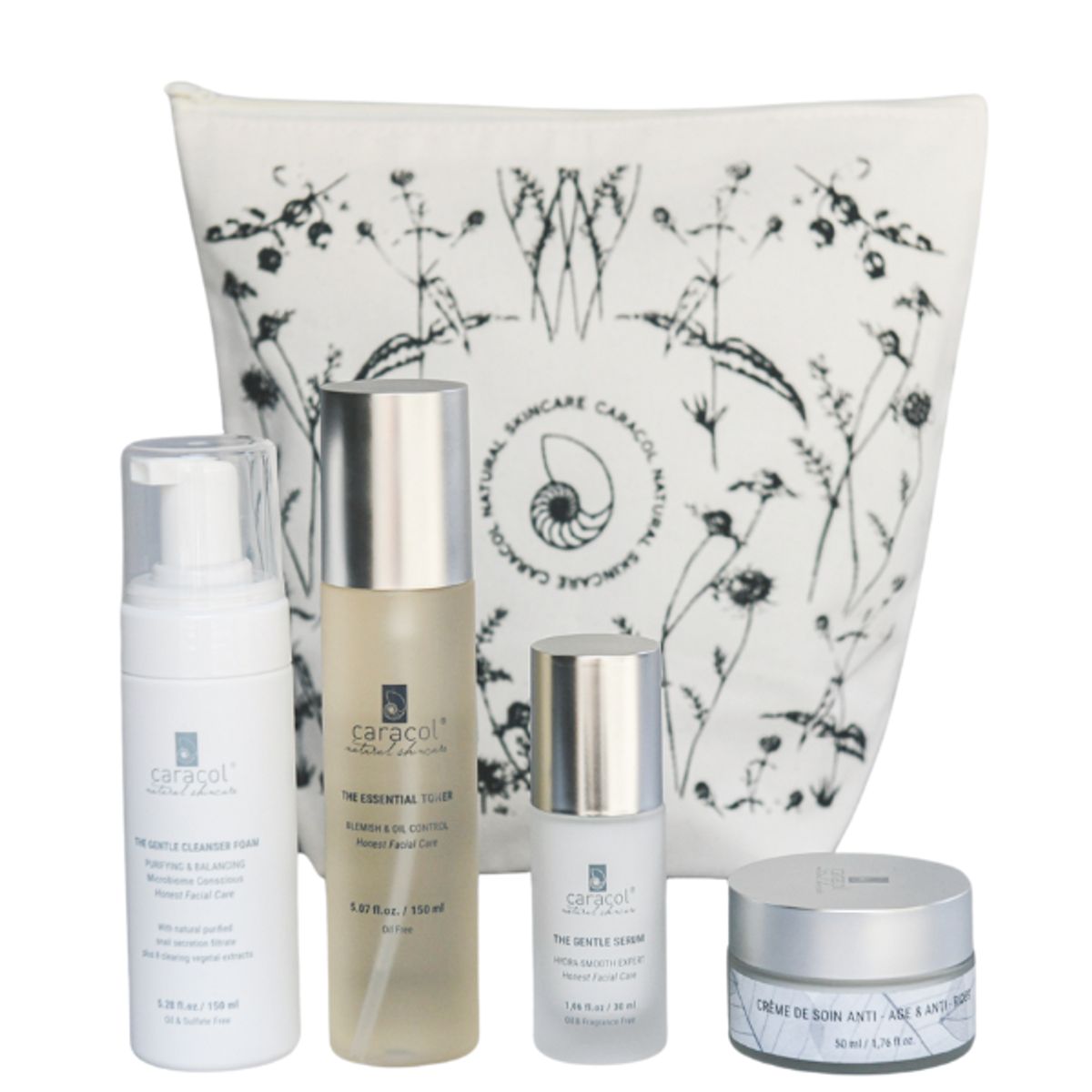 CARACOL NATURAL SKINCARE - PACK ANTI-AGE ANTI-EDAD CARACOL NATURAL SKINCARE