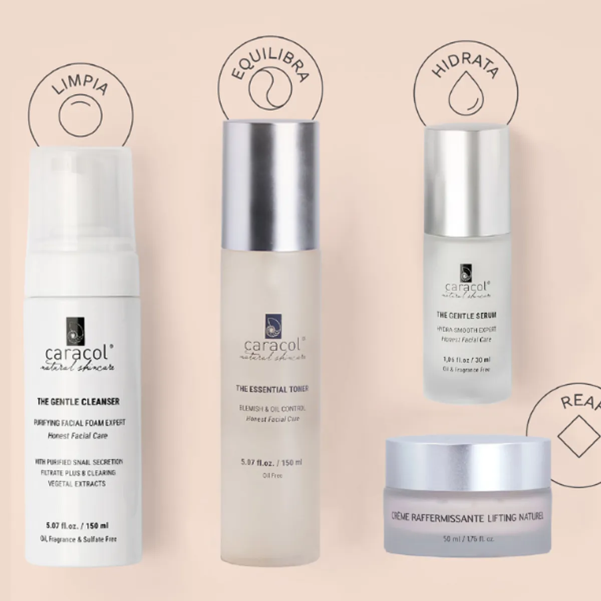 CARACOL NATURAL SKINCARE - PACK REAFIRMANTE CARACOL NATURAL SKINCARE