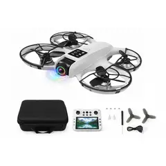 GENERICO - Drone Con Cámara Control Remoto Pantalla Lcd 24g