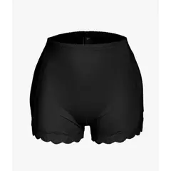 KIRAMA CLOTHING STORE - Shorts Negros Premamá con Encaje Soporte Ligero