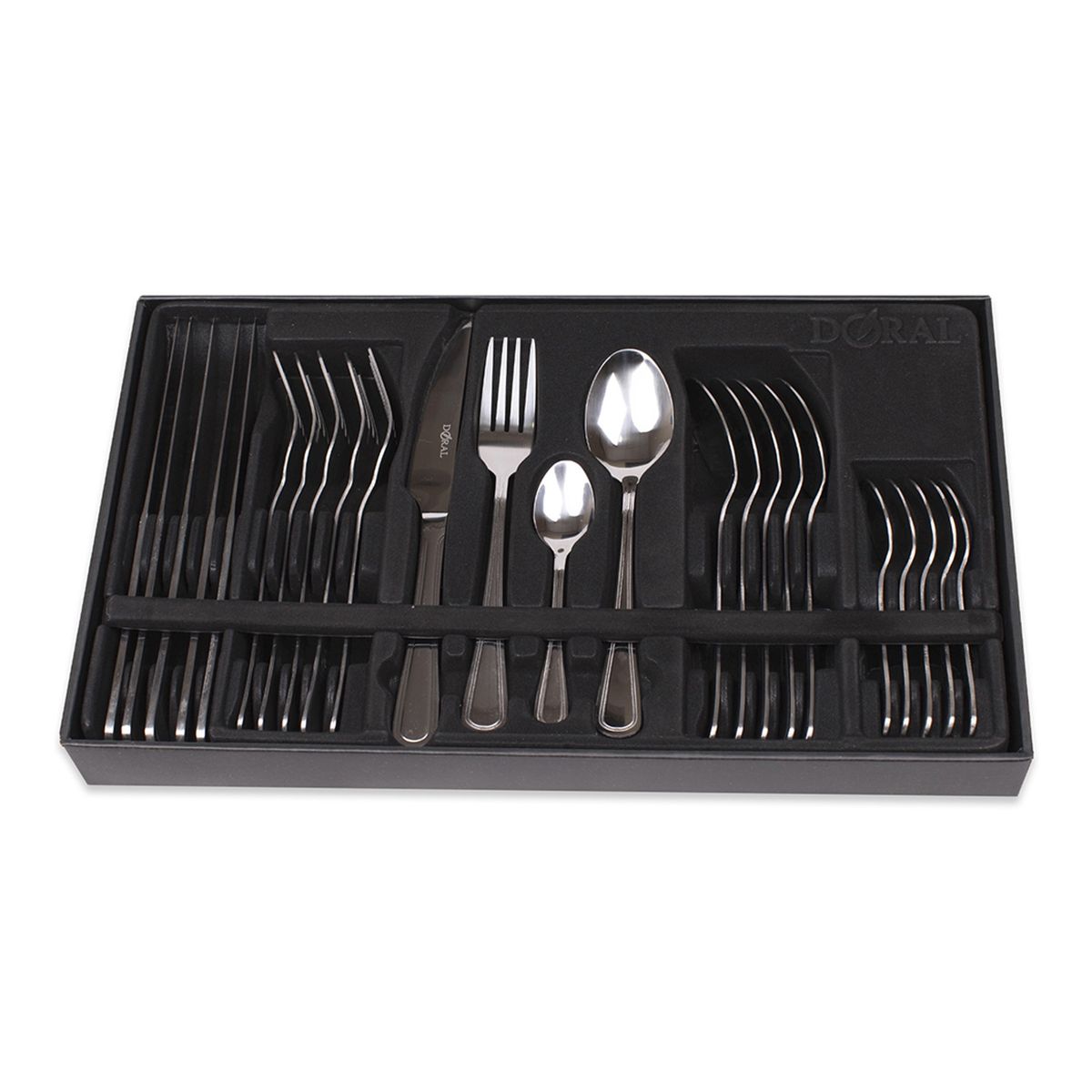 DORAL - SET DE CUCHILLOS LINEA PRAGA 24 PIEZAS DORAL