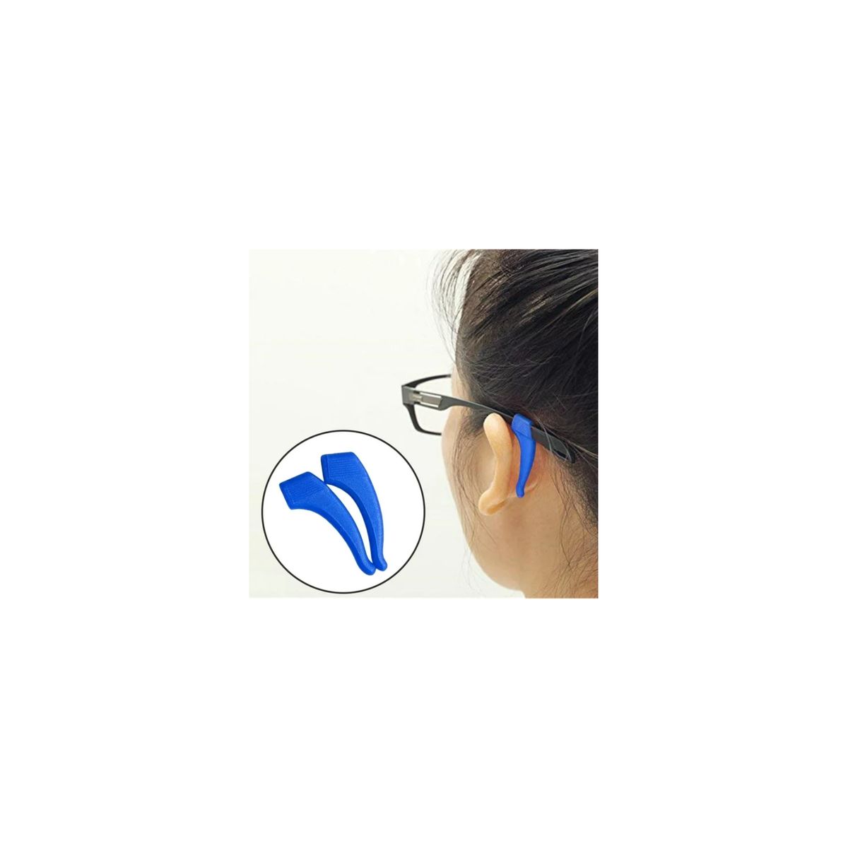 GENERICO - 2 Par De Gancho Soporte Anti Caída Para Lentes Gafas Multicolor