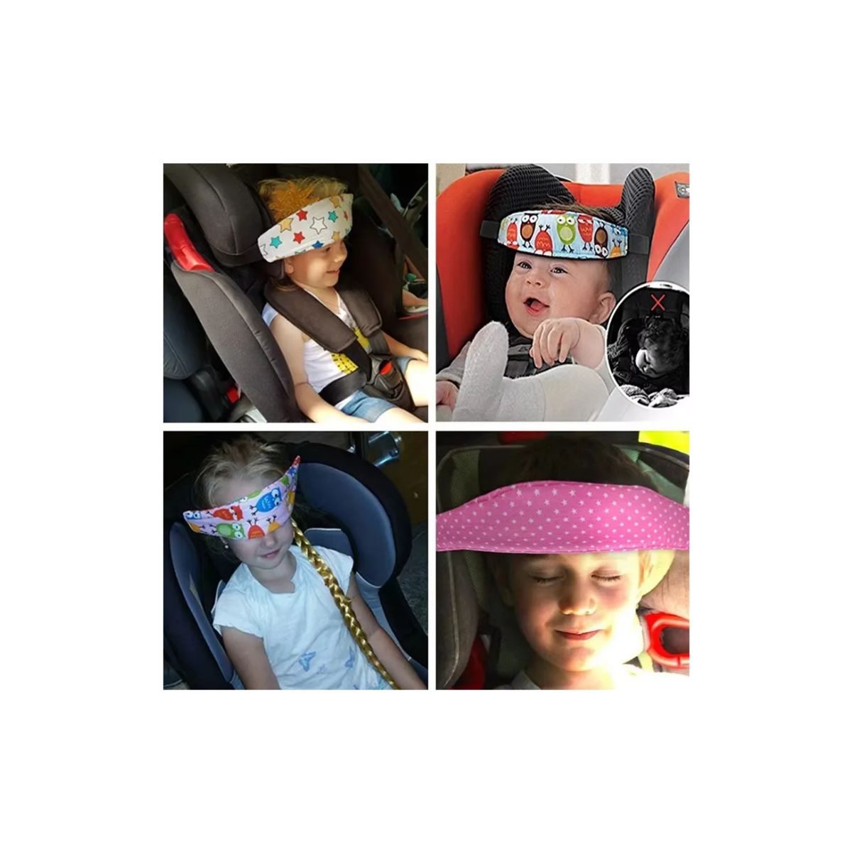 GENERICO - Sujetador Soporte Cabeza Para Bebés Niños Silla Auto