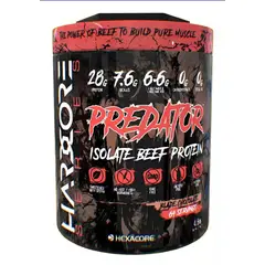 HEXACORE - Proteina de carne Predator – 4.8 libras 64 servicios CHOCOLATE