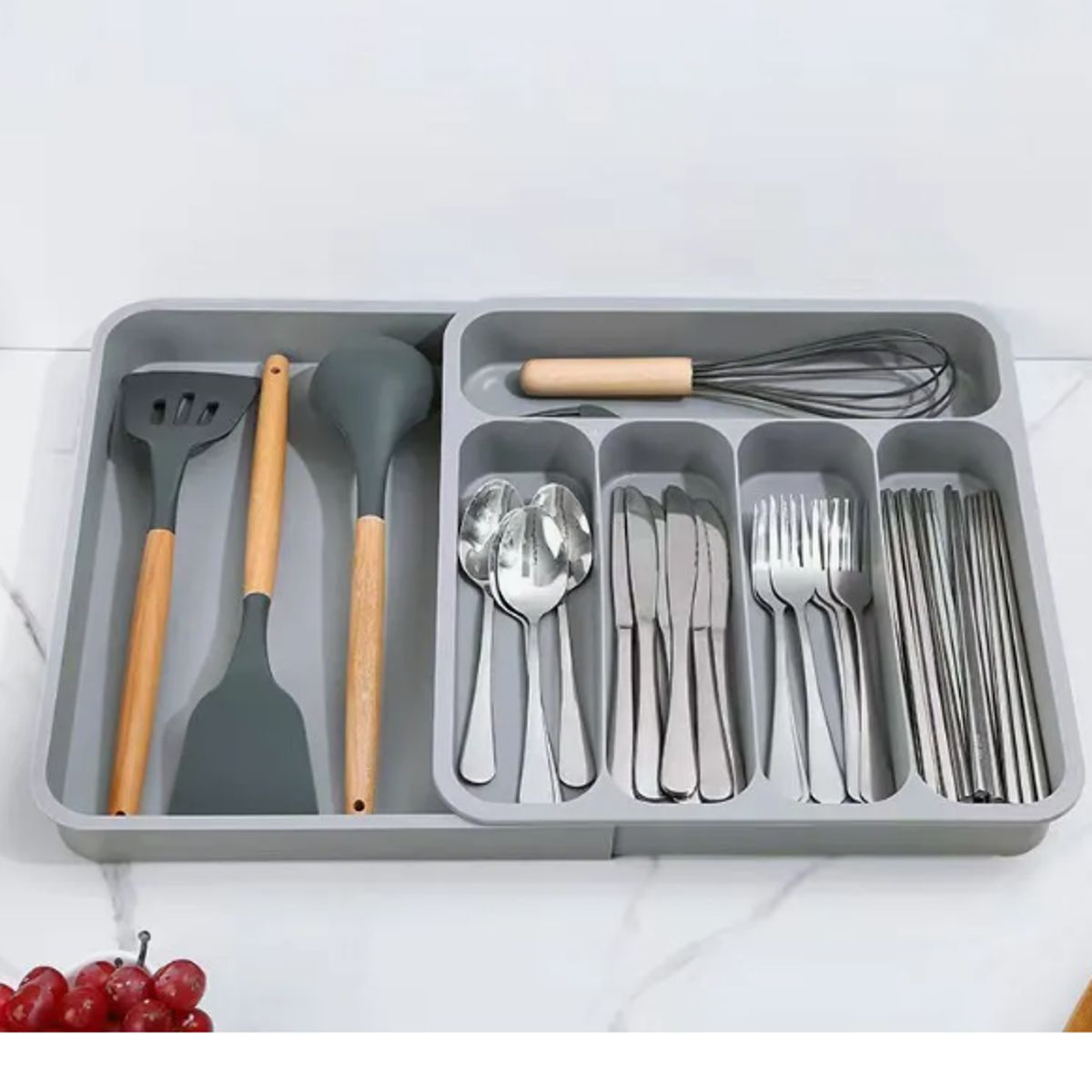 GENERICO - Plato Escurridor Organizador Cubiertos Cocina General