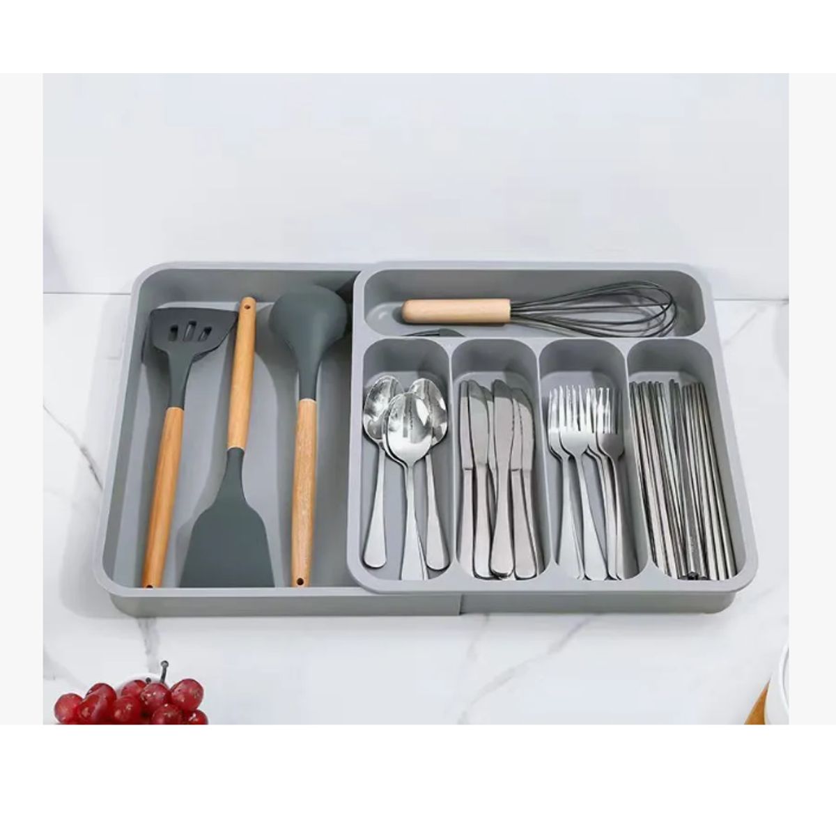 GENERICO - Plato Escurridor Organizador Cubiertos Cocina General